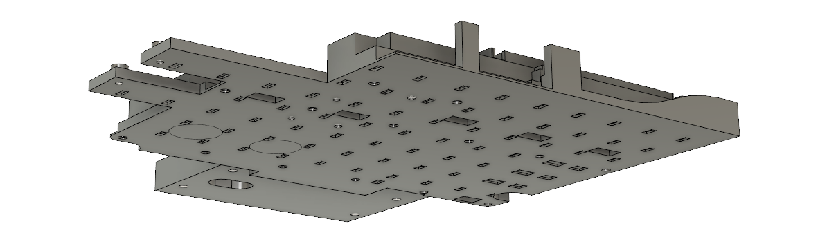 Mounting structure CAD, bottom